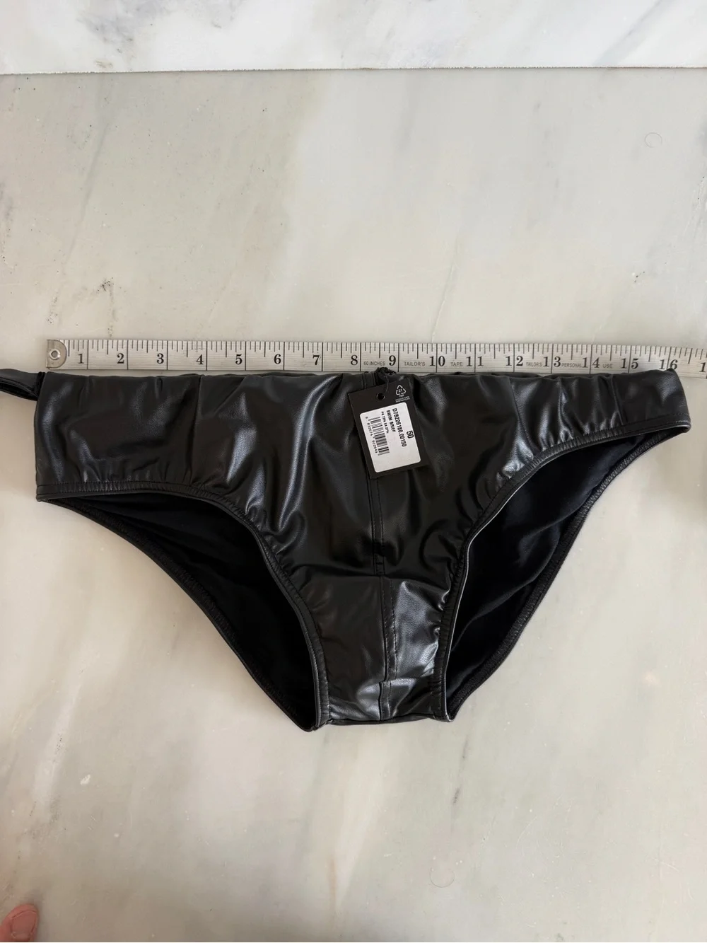 Black DSQUARED2 Bikini Bottoms with Waist Strap - Picture 5 of 5